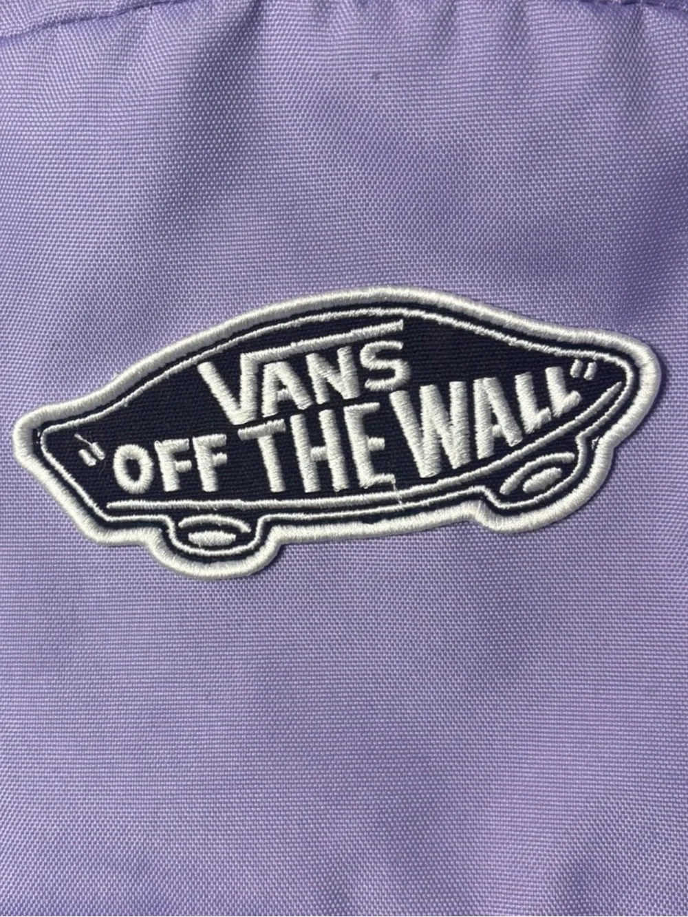 Vans Off The Wall Lavender Purple Backpack Logo School Bag